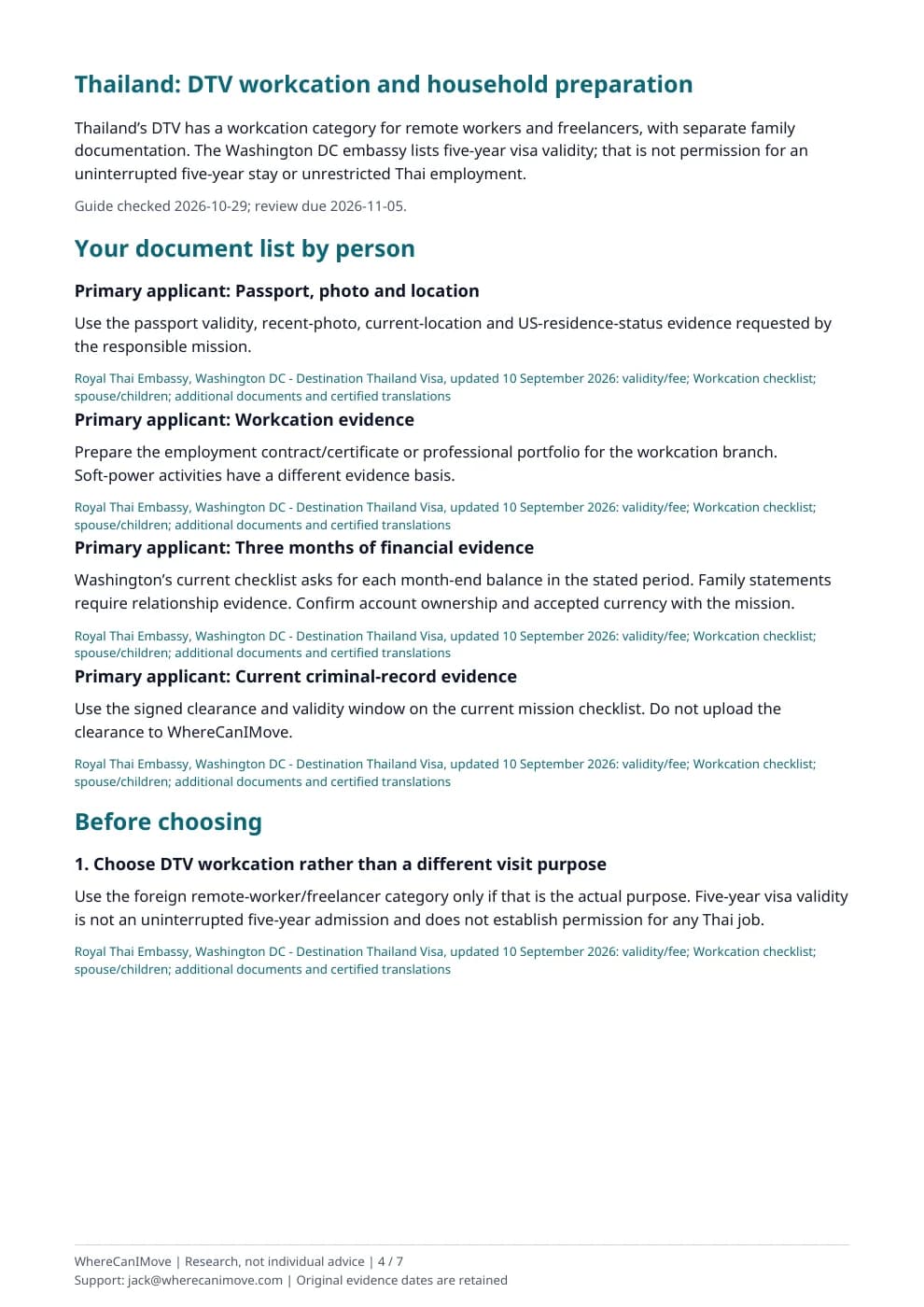 Illustrative Thailand: DTV workcation and household preparation PDF, page 4